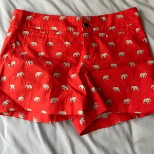 Banana republic elephant shorts